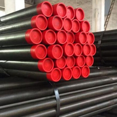 Heat Treated High Carbon Alloy Steel Wireline Drill Rod with Self-Cleaning Feature and API 5DP ISO Certification